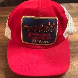 Vintage Trucker Budweiser SnapBack hat